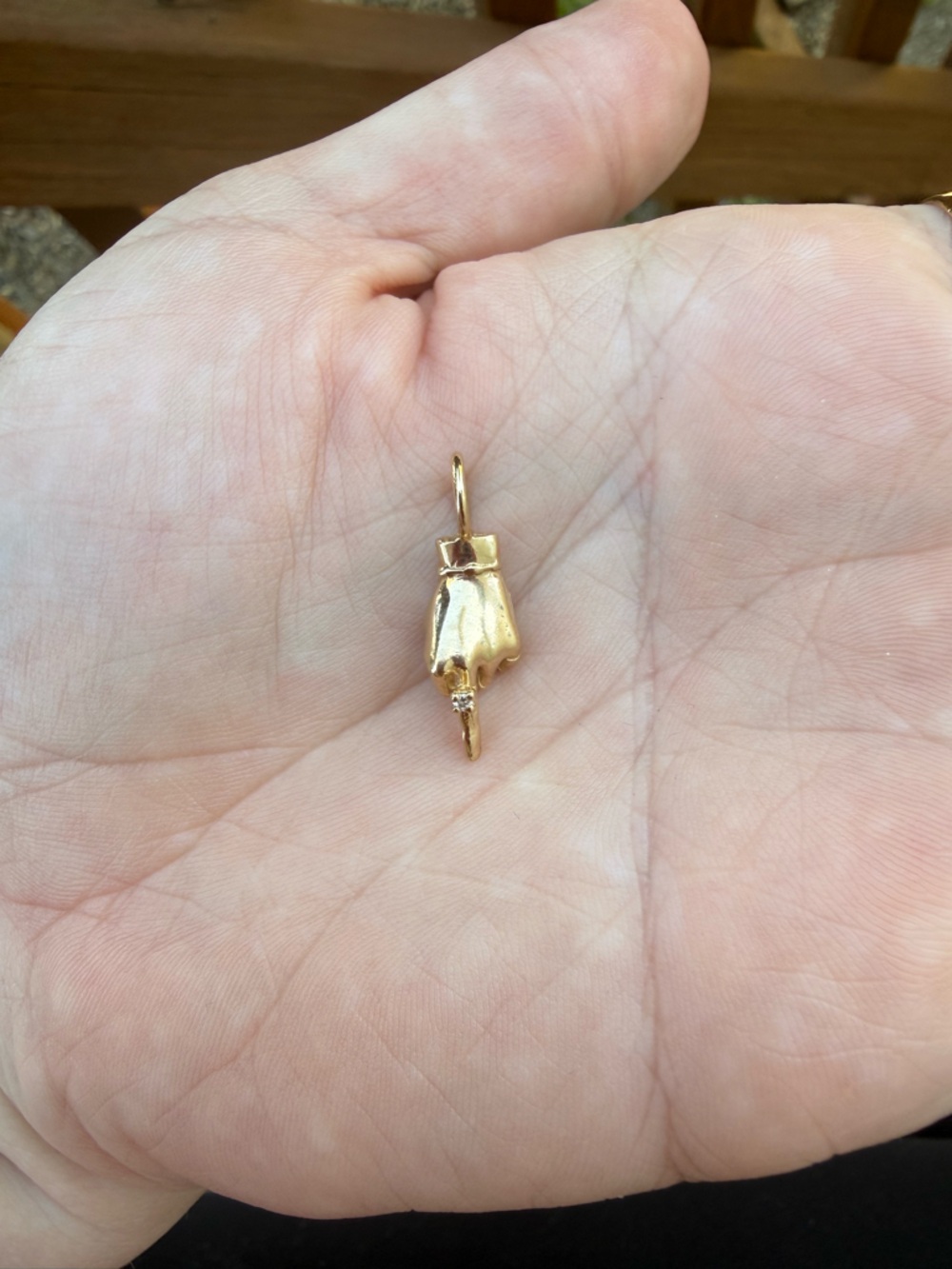 Maura Green "The Ladybird" Ladyfinger in 14K yellow gold - Picture 2 of 4